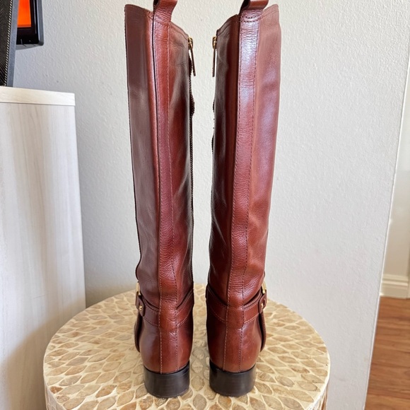 Tory Burch Alessandra Tall Leather Riding Boots size 5M - Picture 10 of 16